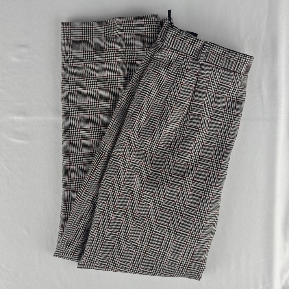 Talbots 100% Wool Black & White Houndstooth Dress Pant - Picture 3 of 7